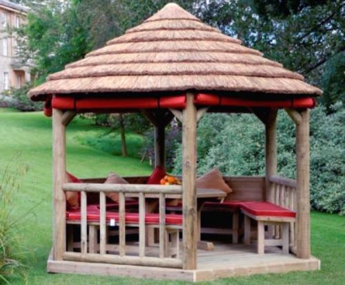 Шестиугольная беседка из металла. Виды конструкций и варианты дизайна