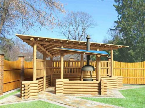 5 угольная беседка. Какие бывают беседки по форме