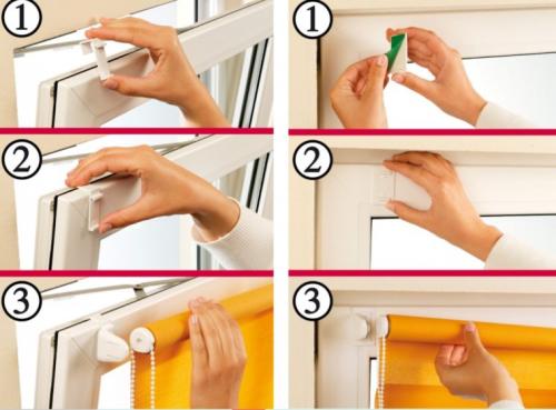 Как крепить рулонные шторы день-ночь. О рулонных шторах День Ночь на пластиковые окна