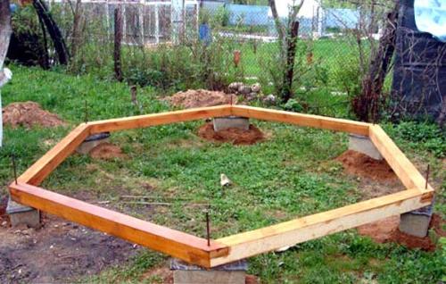 Как правильно сделать шестигранную беседку. Шестиугольная беседка своими руками – особенности строительства конструкции