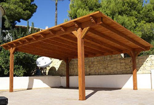 Расчет навеса из дерева. Натуральный материал на приусадебном участке — навес из дерева своими руками