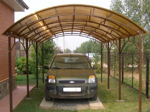 Навес для машины. Как сделать навес для автомобиля своими руками: фото, виды, обзор материалов