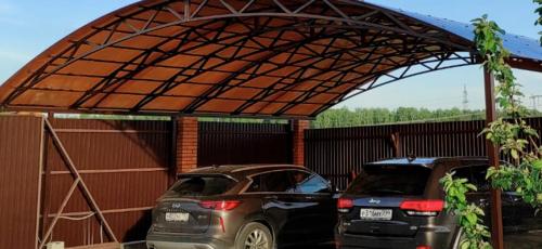 Навес для машины. Как сделать навес для автомобиля своими руками: фото, виды, обзор материалов
