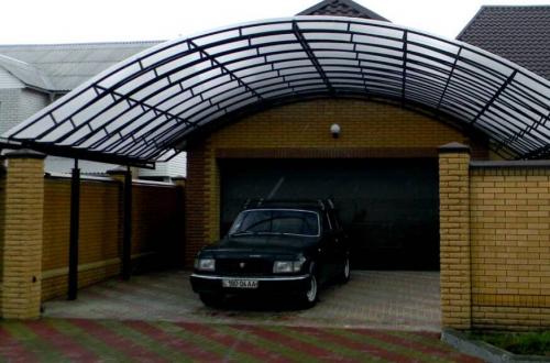 Навес для машины. Как сделать навес для автомобиля своими руками: фото, виды, обзор материалов