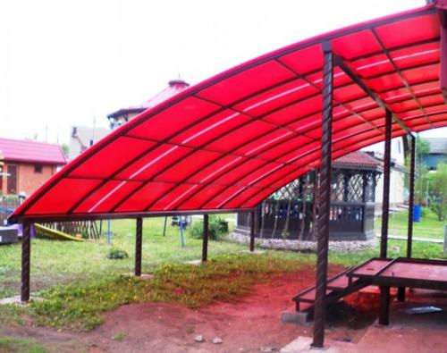 Односкатный навес своими руками. Типы односкатных навесов и их характеристики