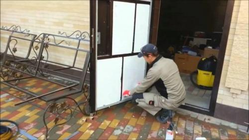 Как утеплить входную железную дверь. Как утеплить металлическую дверь снаружи. Утепляем металлическую дверь снаружи 19