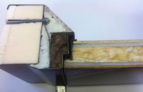 Как утеплить коробку металлической двери. Теплоизоляция металлического короба