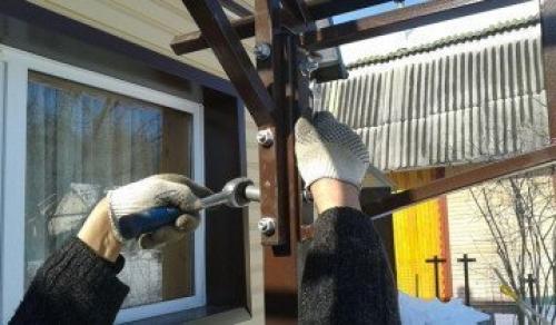 Навес для дров из профильной трубы. Как сделать навес для дров из металла и что нужно знать