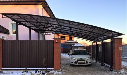 Как построить навес для автомобиля своими руками. Разновидности навесов