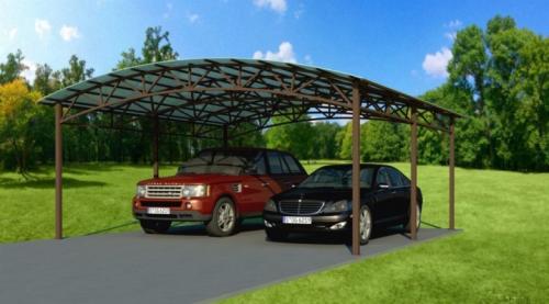 Металлический навес для машины своими руками. Все о навесах из металлопрофиля для автомобилей