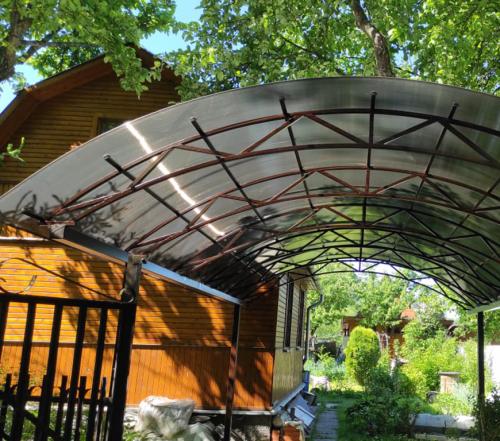 Навес для машины чертеж. Как сделать навес для автомобиля своими руками: фото, виды, обзор материалов