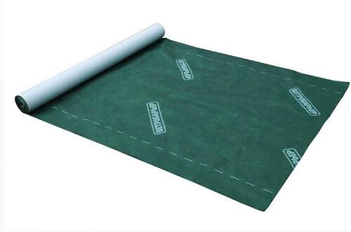 Лучшая гидроизоляция под металлочерепицу. Рулонная антиконденсатная подкровельная гидроизоляционная плёнка под металлочерепицу, для скатной кровли из листов профнастила (металлопрофиля), фальцевой крыши дома