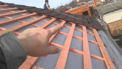 Изоспан под металлочерепицу. Используемые материалы