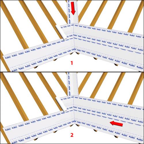 Кровля из металлочерепицы своими руками. Особенности двускатной кровли из металлочерепицы 06