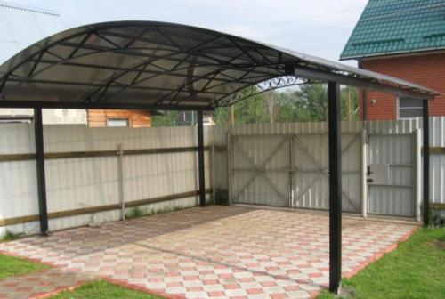 Как определить нужный размер профтруб для своего навеса. Как рассчитать навес, подобрать материалы, установить опорные столбы