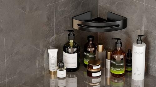 Как обеспечить надёжную фиксацию полки на стенах ванной комнаты. Полки угловые для ванной, установка без сверления.