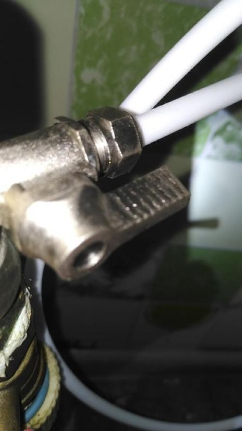 Установка фильтра для воды барьер. Монтаж