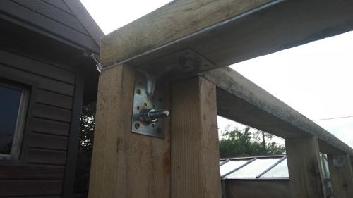 Теплица из бруса 50х50 чертежи. Установка каркаса для стен