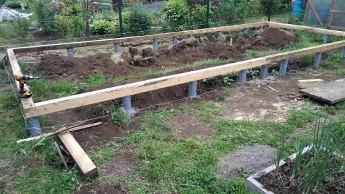 Теплица из бруса 50х50 чертежи. Установка каркаса для стен