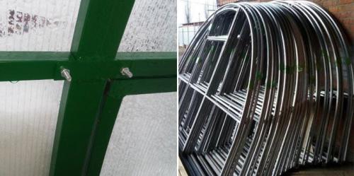 Теплица из профильной трубы. Теплица и парник своими руками из профильной трубы