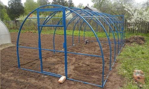 Чертежи теплиц из профильной трубы с размерами. Особенности материалов