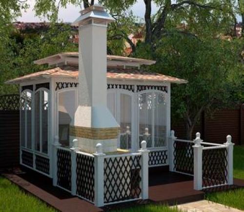 Какие размеры должна иметь беседка с барбекю, чтобы она была удобной и функциональной. Строим беседку с барбекю — важные моменты в строительстве