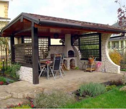 Какие размеры должна иметь беседка с барбекю, чтобы она была удобной и функциональной. Строим беседку с барбекю — важные моменты в строительстве