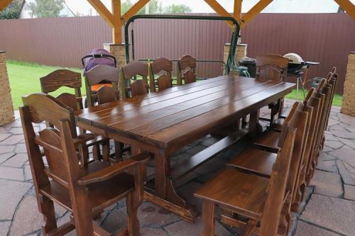 Какие типы мебели лучше всего подходят для беседок из дерева с барбекю. Мебель для беседки из дерева