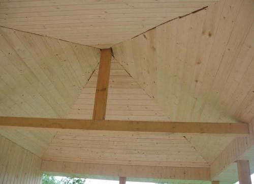 Какие материалы можно использовать для отделки внутренней части беседки с барбекю. Какой сделать потолок