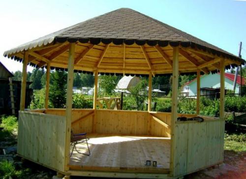 Беседка 2х3 своими руками. Беседки другого формата: особенности изготовления