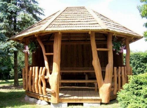 Деревянная беседка чертежи. Беседка своими руками из дерева — виды, чертежи, размеры, фото