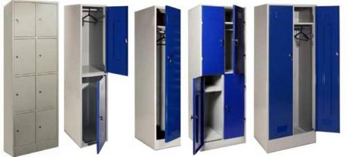 Какие материалы можно использовать для изготовления шкафчика раздевалка бу. Разновидности конструкций