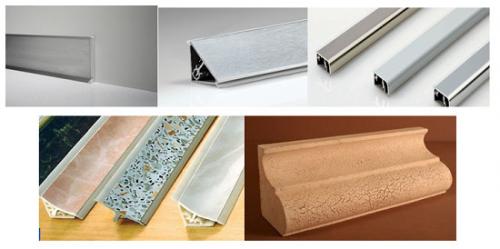 Какие типы креплений можно использовать для прикрепления плинтуса к столешнице. №4. Форма кухонного плинтуса