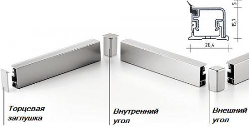 Какие типы креплений можно использовать для прикрепления плинтуса к столешнице. №4. Форма кухонного плинтуса