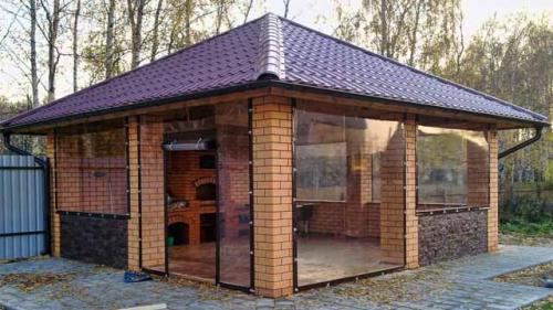 Беседки с мангалом. Беседка с мангалом: 100 фото и 5 простых проектов