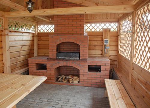 Дачная беседка с мангалом своими руками. Особенности беседки с мангалом