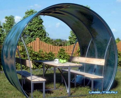 Как построить беседку за один день. Простая беседка своими руками за один день