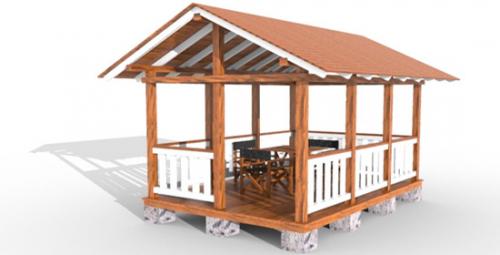 Как сделать беседку с барбекю своими руками. Плитный фундамент под беседку и кирпичную печь 05 Как сделать беседку с барбекю своими руками. Плитный фундамент под беседку и кирпичную печь 05