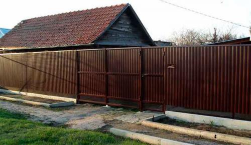 Забор из профнастила своими руками. Планирование 21