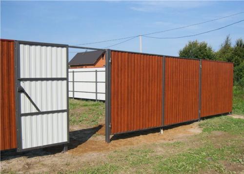 Забор из профнастила своими руками. Планирование 20 Забор из профнастила своими руками. Планирование 20