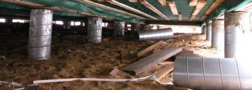 Какие проблемы могут возникнуть при установке бетонной стяжки на деревянном полу. Проверяю на зыбкость бетонный пол на сваях и деревянном перекрытии. Теплые полы и пирог пола!