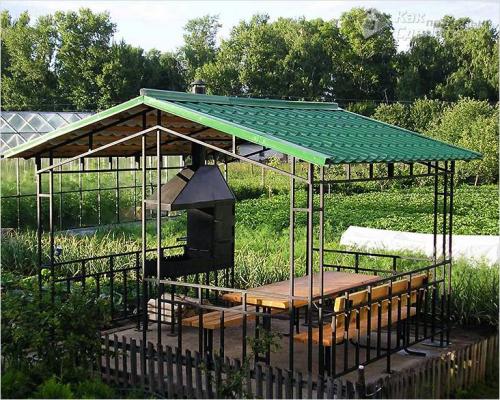 Строим беседку с мангалом. Разновидности конструкций 03