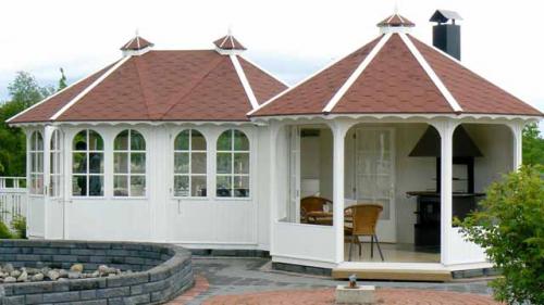 Садовая беседка с барбекю для дачи. Ваша беседка с мангалом: важные детали