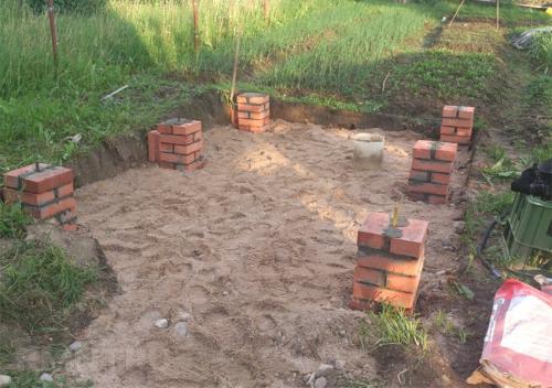 Беседки из бруса своими руками. Постройки из дерева на участке: беседка из бруса своими руками 07