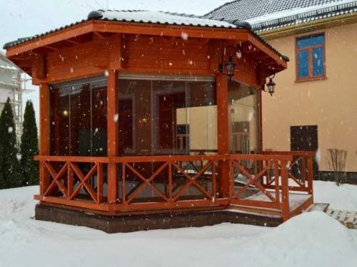 Беседка для дачи деревянная. Беседки для дачи — разновидности конструкций, форм и размеров, материалы изготовления, идеи стильного дизайна (фото + видео)