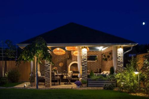 Какие материалы используются для постройки беседок с мангалом для барбекю. Беседка с мангалом — проекты и чертежи для строительства своими руками современной беседки + фото