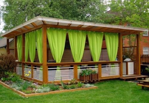 Беседка в современном стиле. Варианты современных беседок для дачи или приусадебного участка