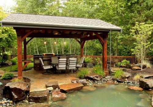 Оригинальные беседки. Основные типы беседок