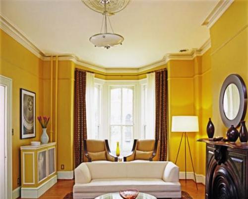 Как выбрать правильный оттенок желтого для обоев в комнате. Особенности использования на стенах