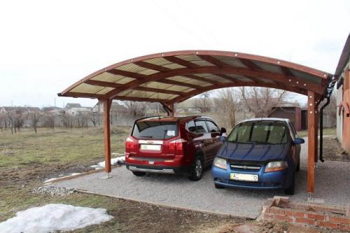 Навес для машины из металла. Подготовка проекта